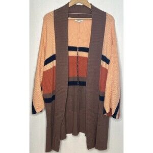 O’Neill Open Cardigan Large Capecod Oversized Cotton Surfer Girl Beach Cozy